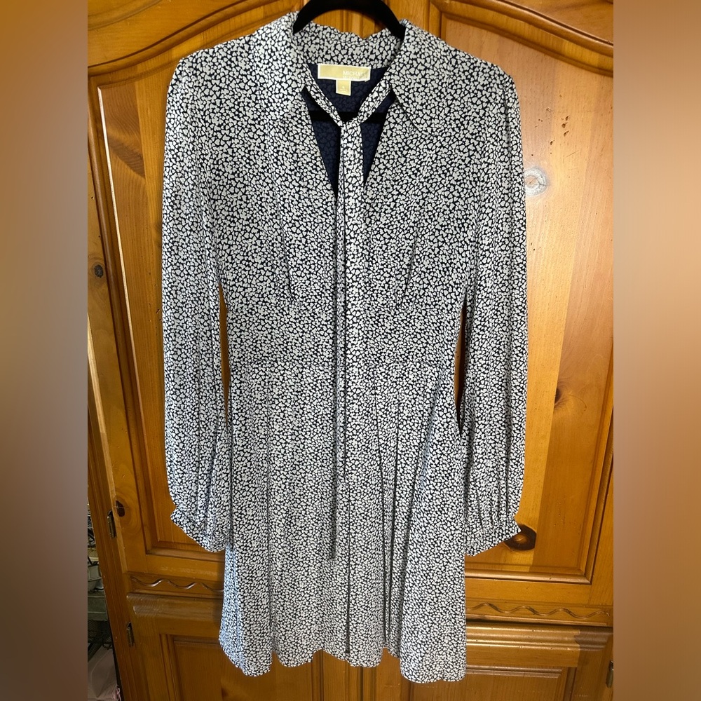 MICHAEL Michael Kors Blue and White Heart Dress size 6